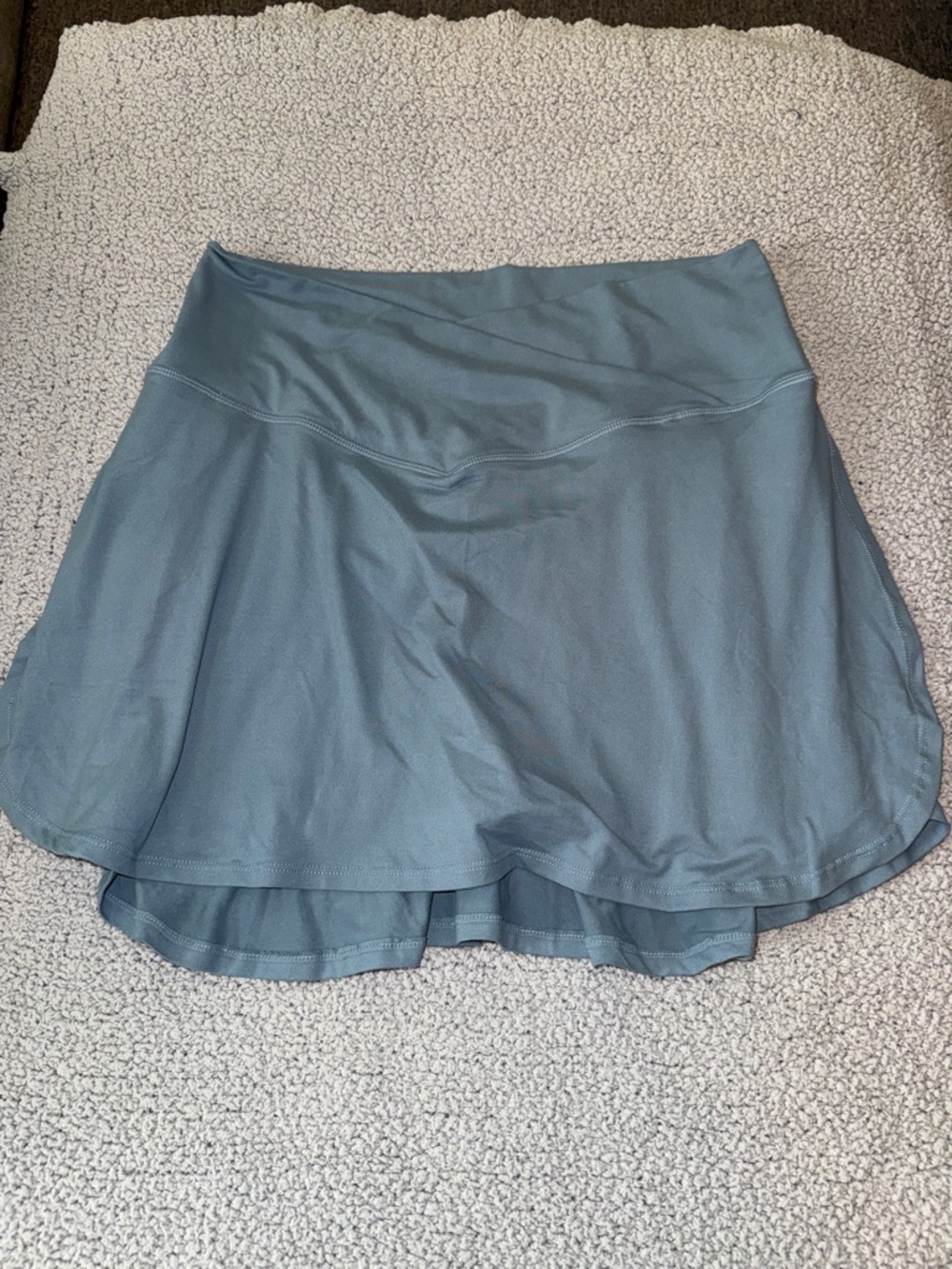 Blue Activewear Skort - Flared Athletic Skirt